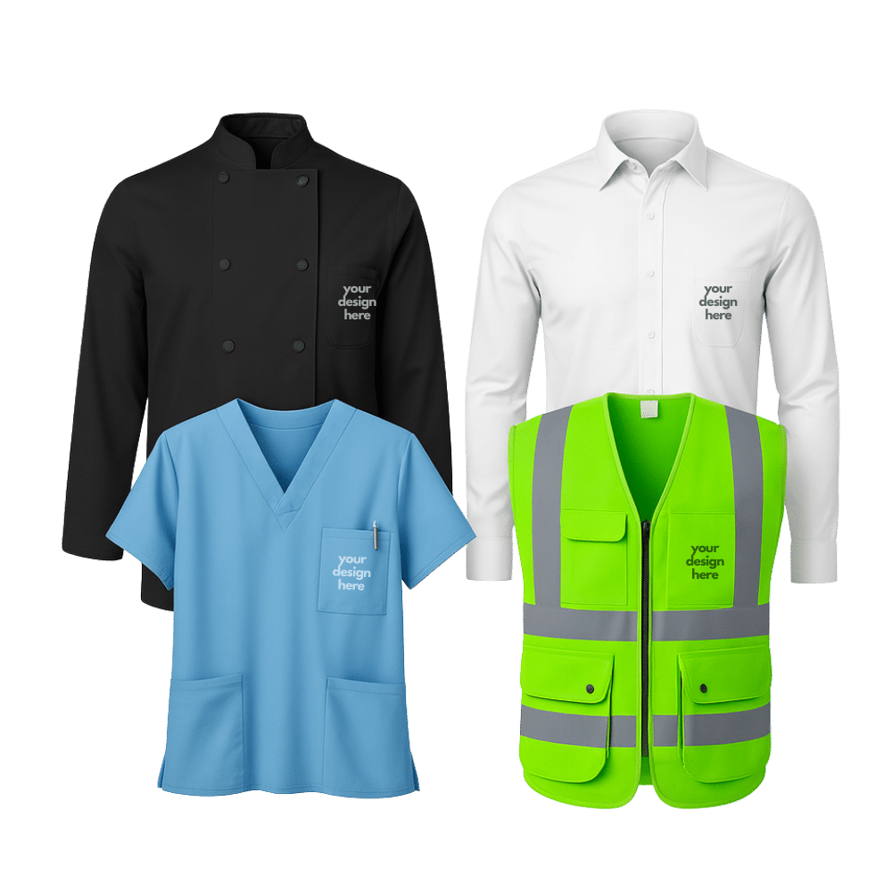 Uniformes et vêtements professionnels